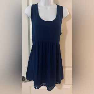 a:glow Dark Blue Women's Maternity Tank Top